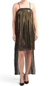 Premonition Lolita black/gold low high dress